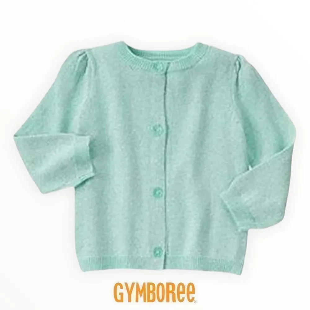 GYMBOREE | Mint | SPARKLE CARDIGAN